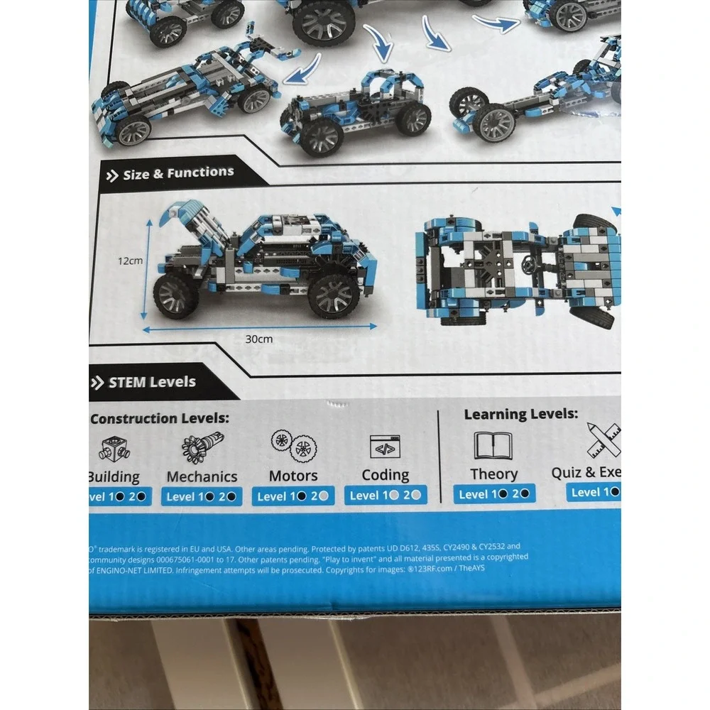 Engino Inventor: Offroader Motorized Set- Building STEM Toys for Kids Ages 9+ (1